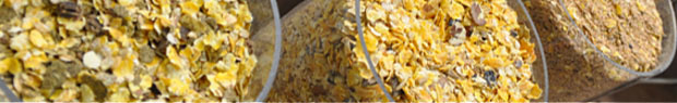 Materie prime in fiocchi per mangimi